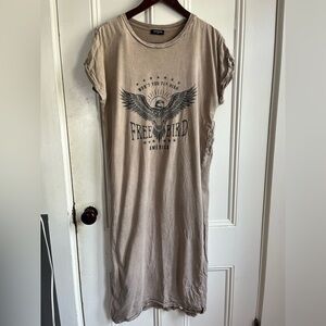 Three Bird Nest Tan Maxi Dress